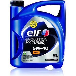 ELF Huile Auto EVOLUTION 900 TURBO 5W40 DIESEL 5 L