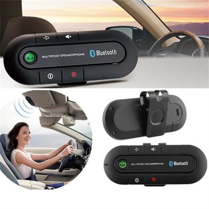 bluetooth hands car kit connects to speakers