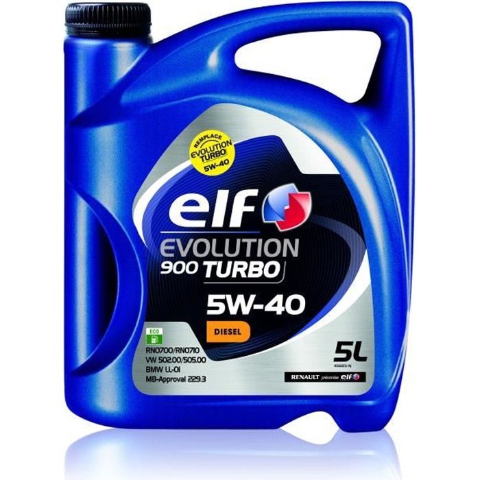 EVOLUTION 900 TURBO 5W40 DIESEL 5 L Achat / Vente huile moteur EVOL. 900 TURBO 5W40 DIESEL 5L