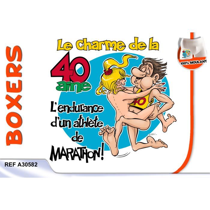 Boxer Le Charme Des 40 Ans Achat / Vente boxer shorty