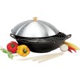 CUISSON ORIENTALE  Wok fonte noir 36 cm