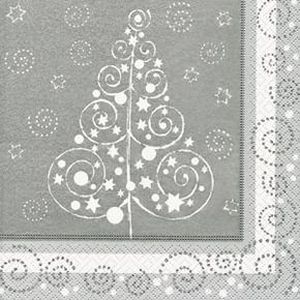 Origami serviette en papier pour noel table