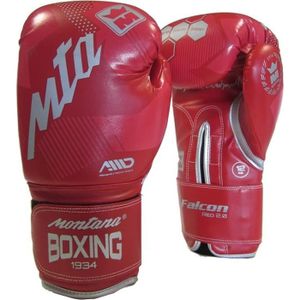 MONTANA Gants multiboxe PU FALCON - Rouge - Boxe