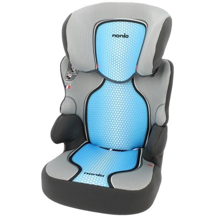Siège auto et Rehausseur avec dossier 15/36kg Made in France 3 étoiles Test TCS Protections
