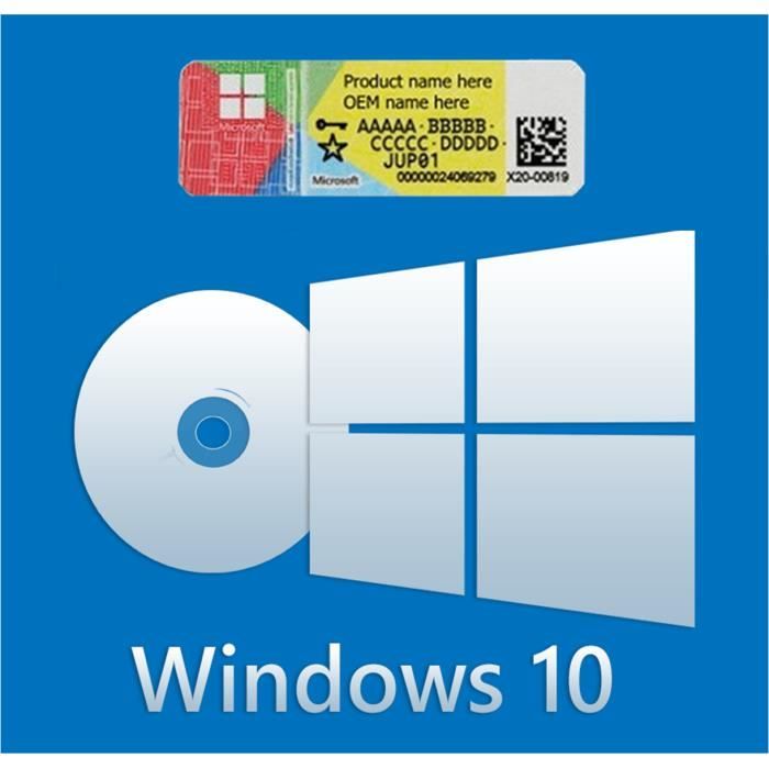 Windows 10 Dvd version Home 64 bits Prix pas cher Cdiscount