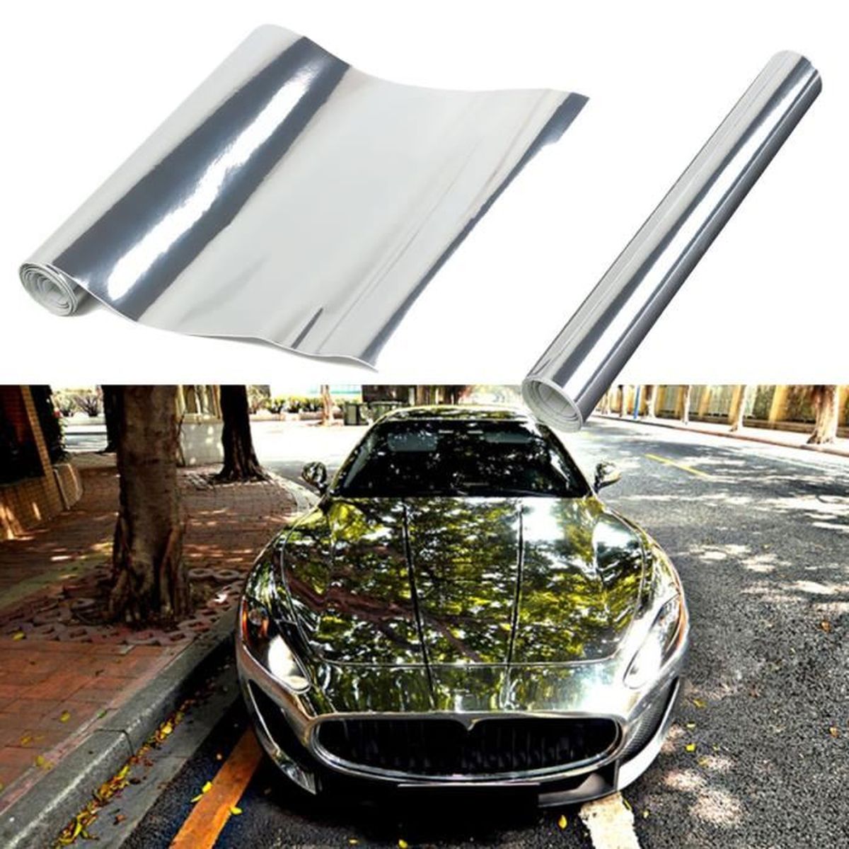 Xanewza 6 PCS Spatule Plastique, Film Vitre Teintée Voiture, Stickers Meuble, Outil D'application De Grattoir Graphique, Raclette En Vinyle Avec Bord En Feutre En Plastique(Bleu