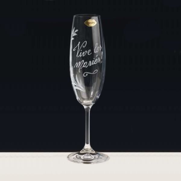 Flûte à Champagne Mariage Vive les Mariés Achat / Vente coupe à