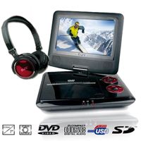 LECTEUR DVD BLURAY  PORTABLE Lecteur DVD portable PVS 705-79CRG - Rouge