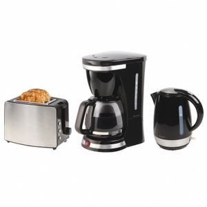 DOMOCLIP DOD137 Set petit déjeuner - Noir