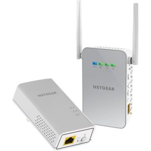 NETGEAR - PLW1000-100PES - Adaptateurs CPL Gigabit 1000 - Pack de 2 - Blanc