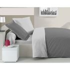 HOUSSE DE COUETTE  CASATXU Housse 240x260cm + Taies GRIS FONCE / GRIS