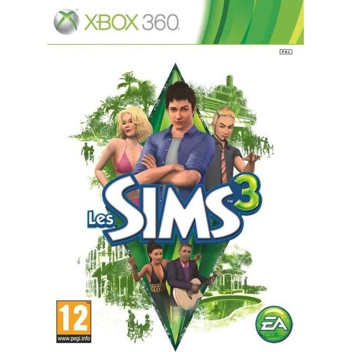 JEUX XBOX 360 Les Sims 3 Jeu XBOX 360