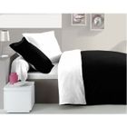 HOUSSE DE COUETTE  CASATXU Housse 240x260cm + Taies NOIR / BLANC