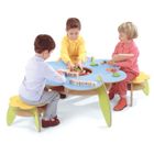  Table d'Activité avec 3 Tabourets
