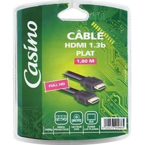 Câble HDMI M / M Plat - Or