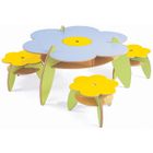 TABLE ACTIVITE Table d'Activité avec 3 Tabourets