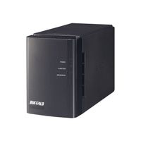 DISQUE DUR EXTERNE Boîtier réseau NAS LinkStation Duo 4 To - Noir