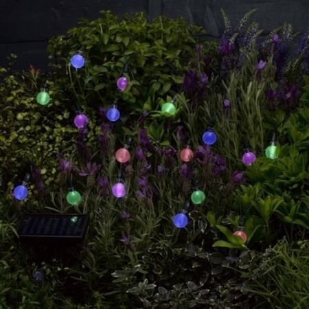 Guirlande solaire Boules de cristal Achat / Vente Guirlande solaire