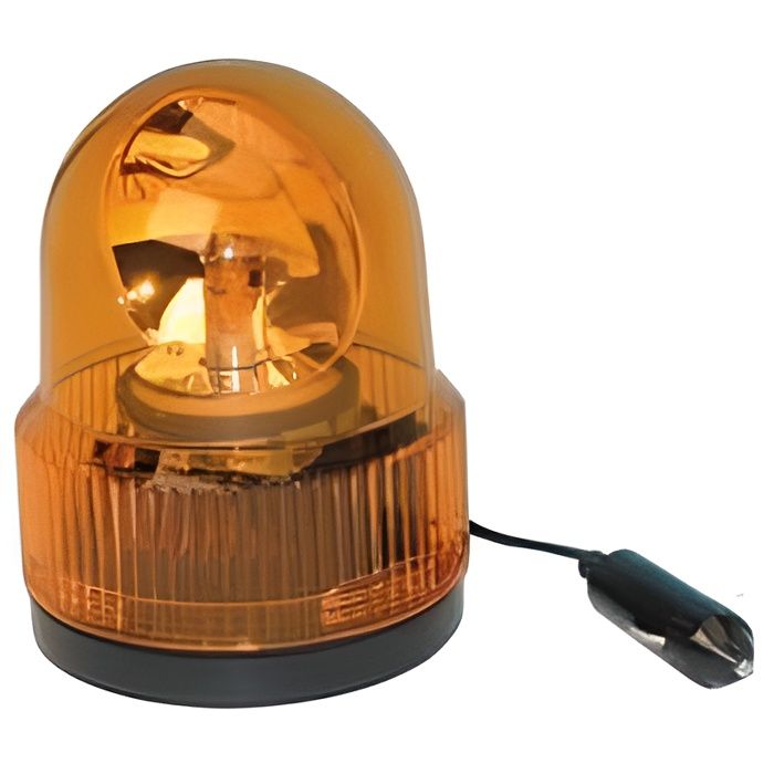 Gyrophare Magnétique LED Fxlpower 71 Cm - Orange/blanc, 20 Aimants Puissants, 26 Modes - Pour Chantier, Tracteur, Véhicule Utilitaire (12-24V)