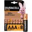 PILE - CHARGEUR Duracell - Pile Alcaline - AAAx8 Plus Power (LR03)