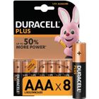  Duracell - Pile Alcaline - AAAx8 Plus Power (LR03)