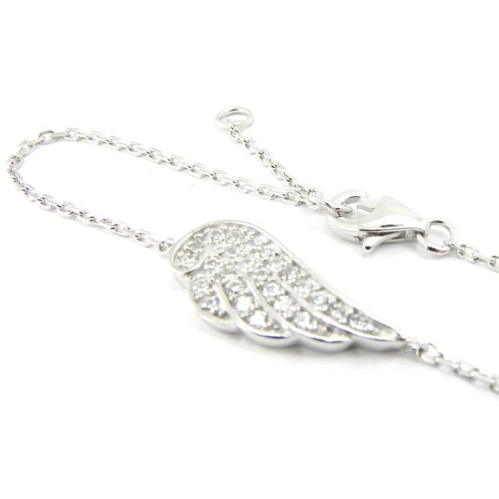 Bracelet En Argent Pour Femme - Longueur 17-18 Cm - Neuf Sans Emballage