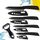 Noir Céramique couteau éplucheur set 6 pouces à 5