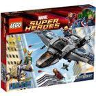 JEU ASSEMBLAGE CONSTRUCTION Lego Super Héros - Le Combat Aérien En Quinjet