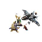 JEU ASSEMBLAGE CONSTRUCTION Lego Super Héros - Le Combat Aérien En Quinjet