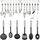 Ustensiles de cuisine, Lot de 19 Pièces TECTAKE