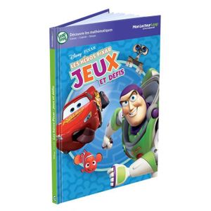 LIVRE TISSU - BOIS TAG livre Jeux et Défis Pixar
