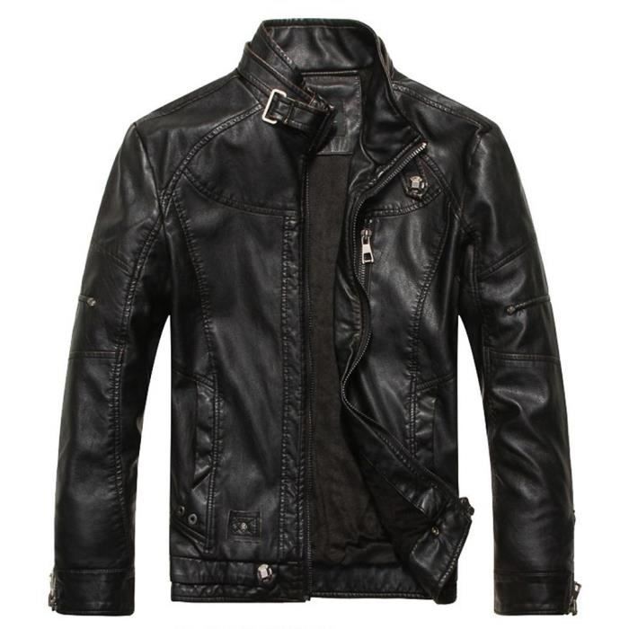 blouson cuir homme blouson moto hiver noir noir achat blouson cuir homme blouson moto hiver noir noir achat