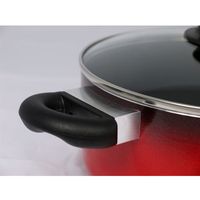 CASSEROLE - FAITOUT - MARMITE  EVOLUTION Marmite 24 cm rouge + couver