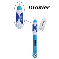 STYLO - MARQUEUR Pelikan Griffix Crayon à Plume Droitier Bleu+ 2 ca