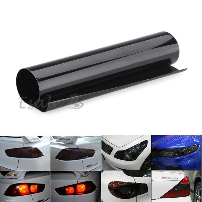 Film teinté phare sticker universel NOIR pour lampe de brouillard