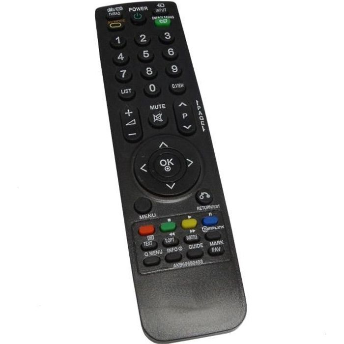 Télécommande de TV télé compatible LG AKB69680403 Achat / Vente