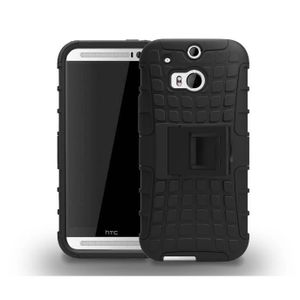 COQUE - BUMPER Etui coque HTC One 2 M8 noire - Housse silicone COQUE - BUMPER Etui coque HTC One 2 M8 noire - Housse silicone
