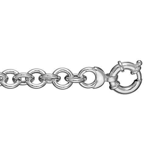 Bracelet Argent 925 Grosses Mailles Jaseron Fer\u2026