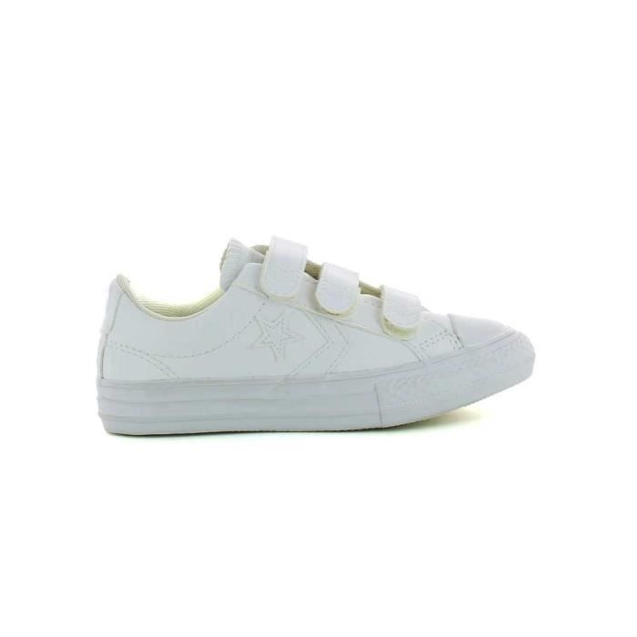 converse basse cuir blanc