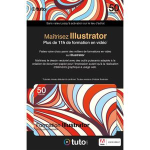 LOGICIEL LOISIRS Carte 50 Crédits Tuto Formation Illustrator LOGICIEL LOISIRS Carte 50 Crédits Tuto Formation Illustrator