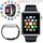 Bluetooth 4.0 Smartwatch Caméra SIM slot noir pour