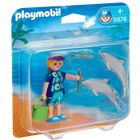 UNIVERS MINIATURE COMPLET Playmobil Duo Vacancière et dauphins