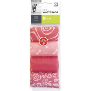 MPETS Recharge ramasse crottes DOG WASTE BAG - Pour chien - 4x15pcs - Senteur rose