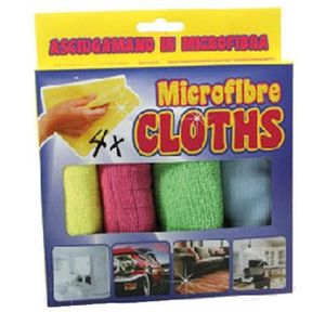 PLUMEAU - DEPOUSSIÉRANT Draps Microfibre (Pack 4 couleurs) PLUMEAU - DEPOUSSIÉRANT Draps Microfibre (Pack 4 couleurs)