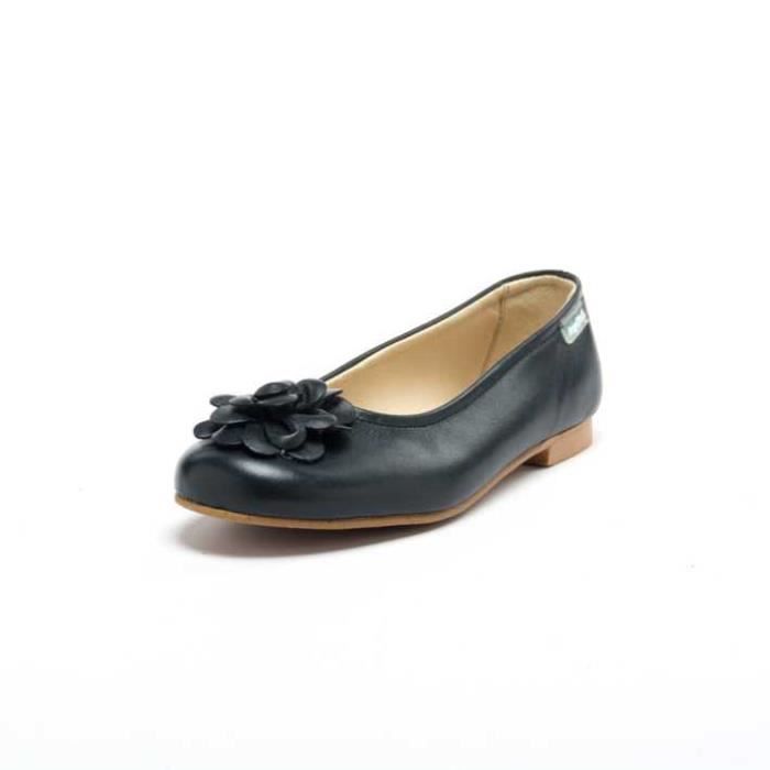 ballerines fille bleu marine