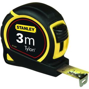 STANLEY M?tre ruban 3mx12,7mm bimati?re Tylon