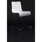  Tabouret de bar design Keith - Blanc Lot de 2
