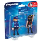 UNIVERS MINIATURE Playmobil Duo Policier et voleur