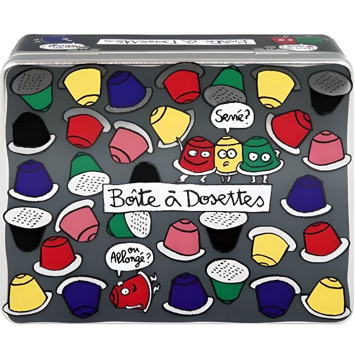 Boite dosettes de caf&eacute; Derri&egrave;re la porte La boite dosettes &agrave;