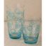 VERRE - FLUTE  CERVE VERRERIE Chope haute 'domino bleu' (lot d…